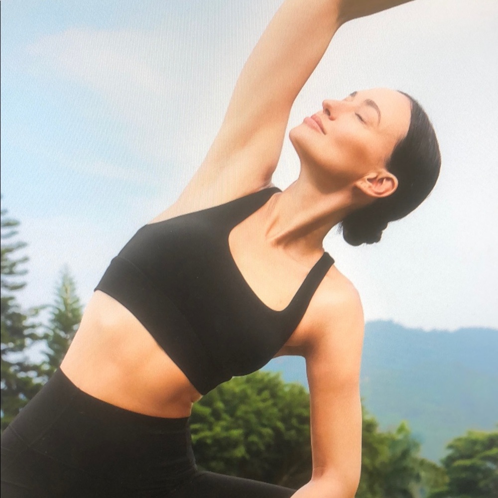 Black Women's Sports Bra